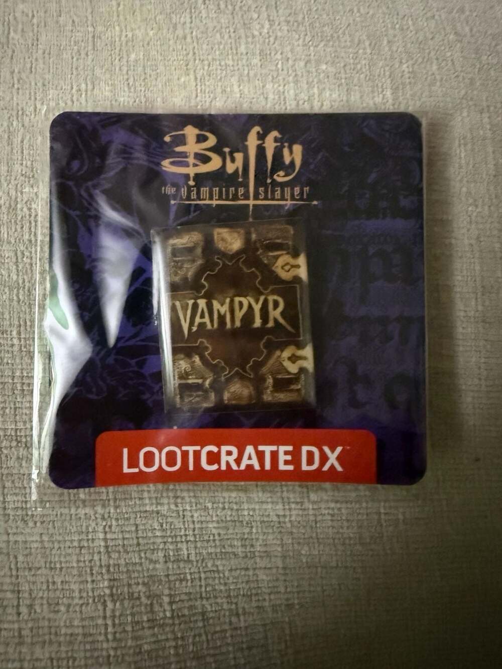 Buffy The Vampire Slayer Vampyr Book Enamel Pin